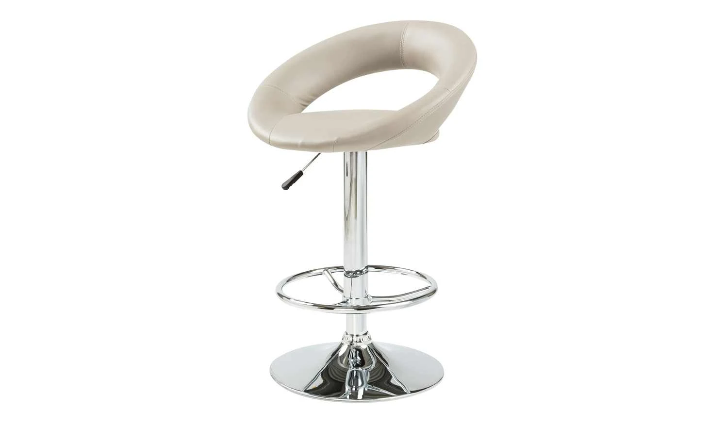 Barhocker verstellbar Holger | Grau / Chrom Tellergröße: 41 cm – Bild 2