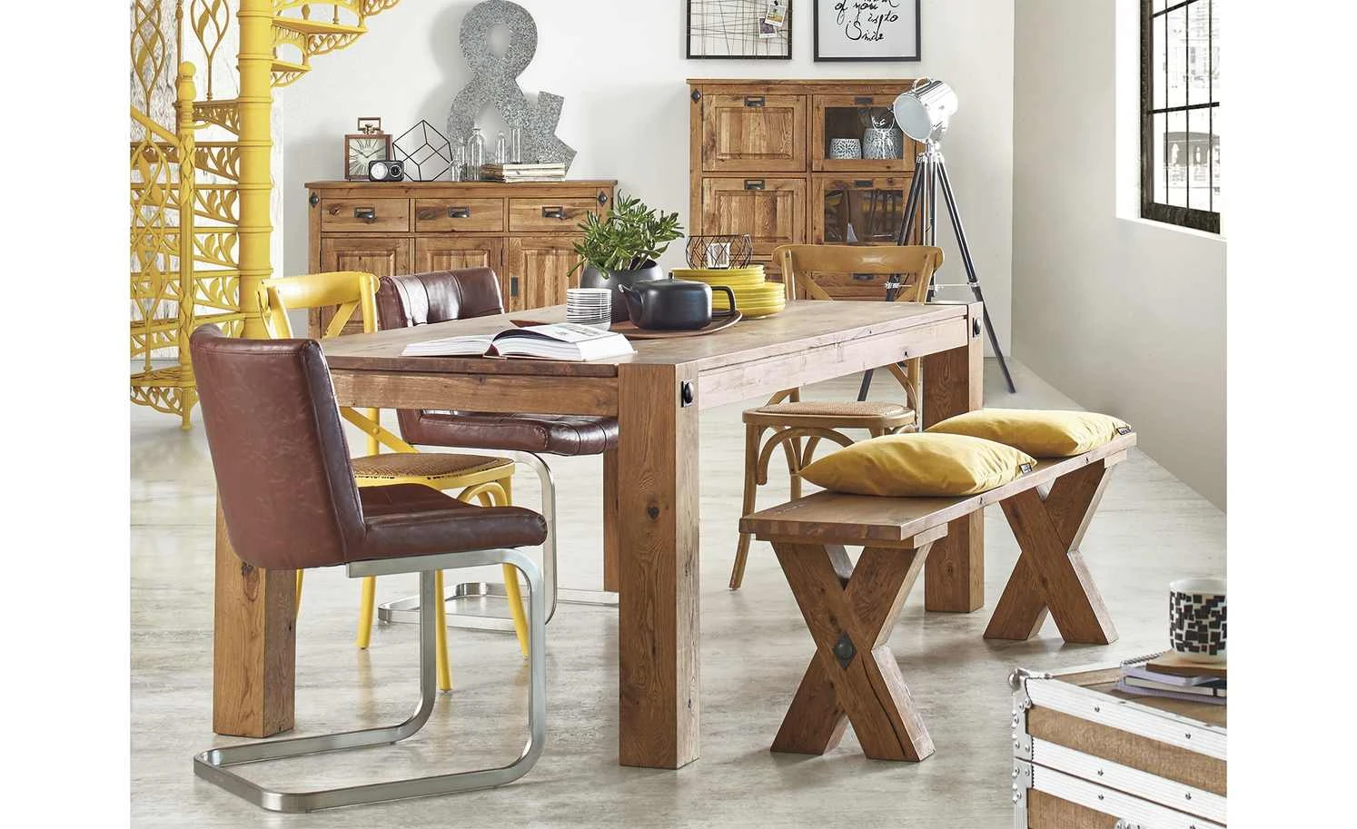 Schwingstuhl Steven | Dunkelbraun Nein