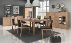 Woodford Leder-Polsterstuhl S-013 | Moor (Braun)