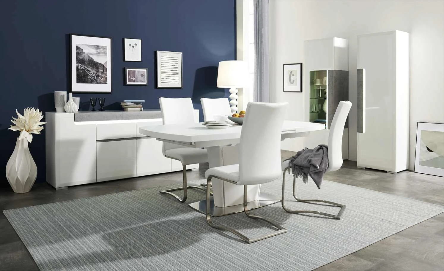 Schwingstuhl Mike | Weiß – Bild 2