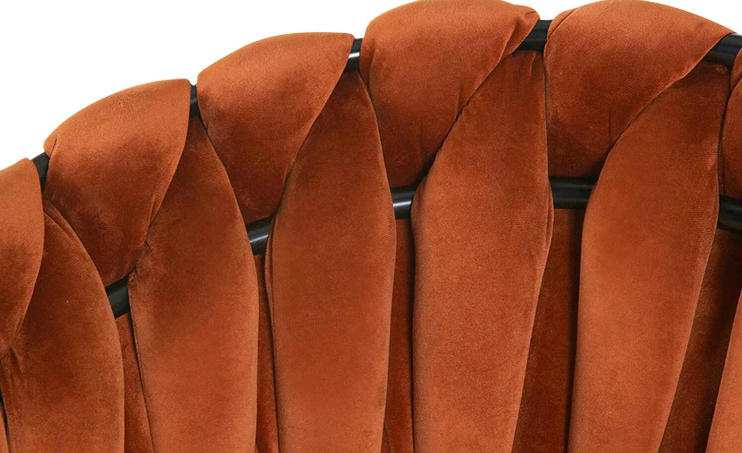 Polsterstuhl Weave | Kupferbraun – Bild 2