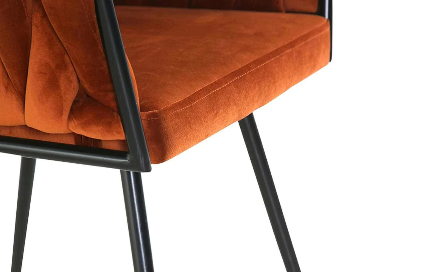 Polsterstuhl Weave | Kupferbraun – Bild 3