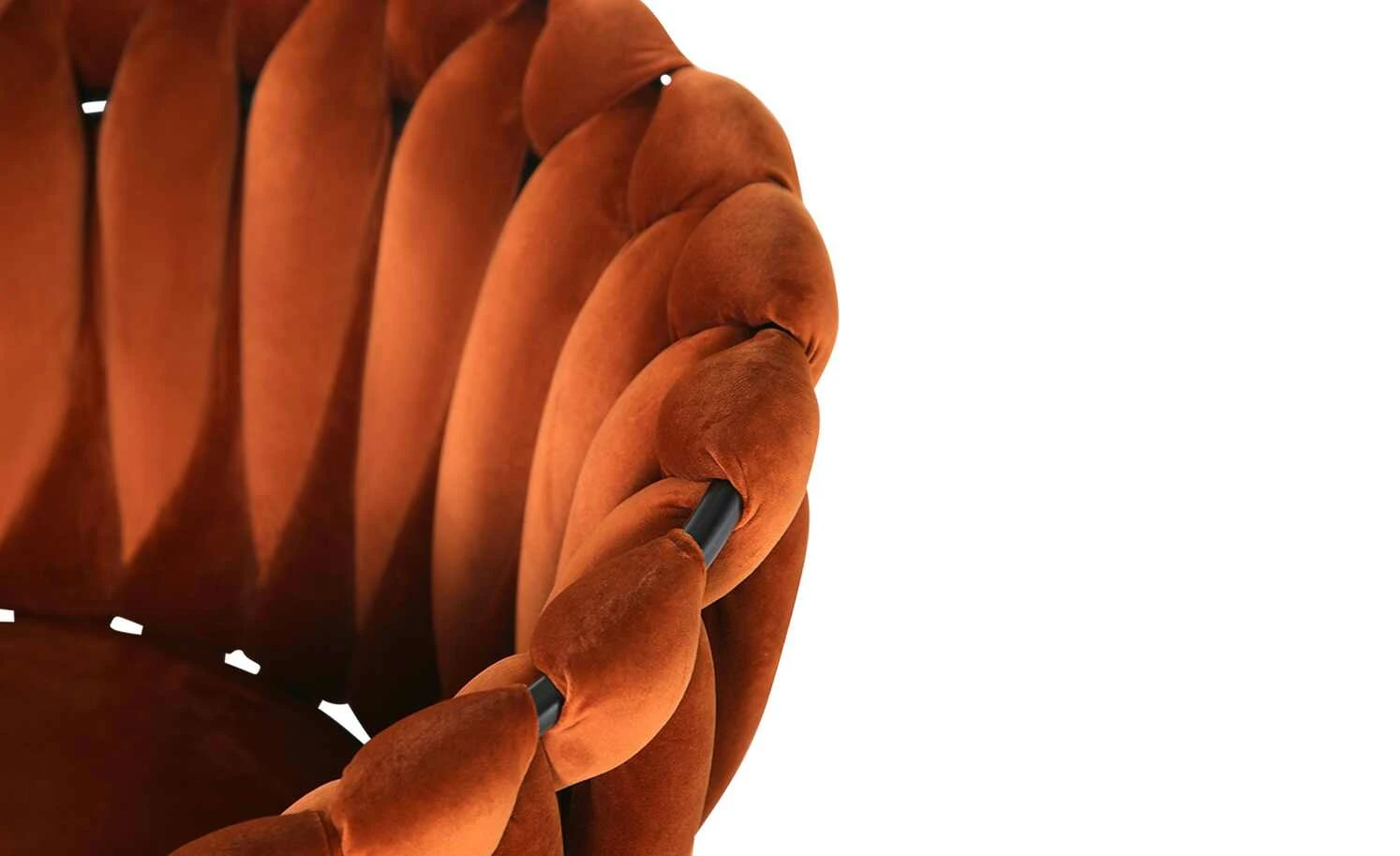 Polsterstuhl Weave | Kupferbraun – Bild 4