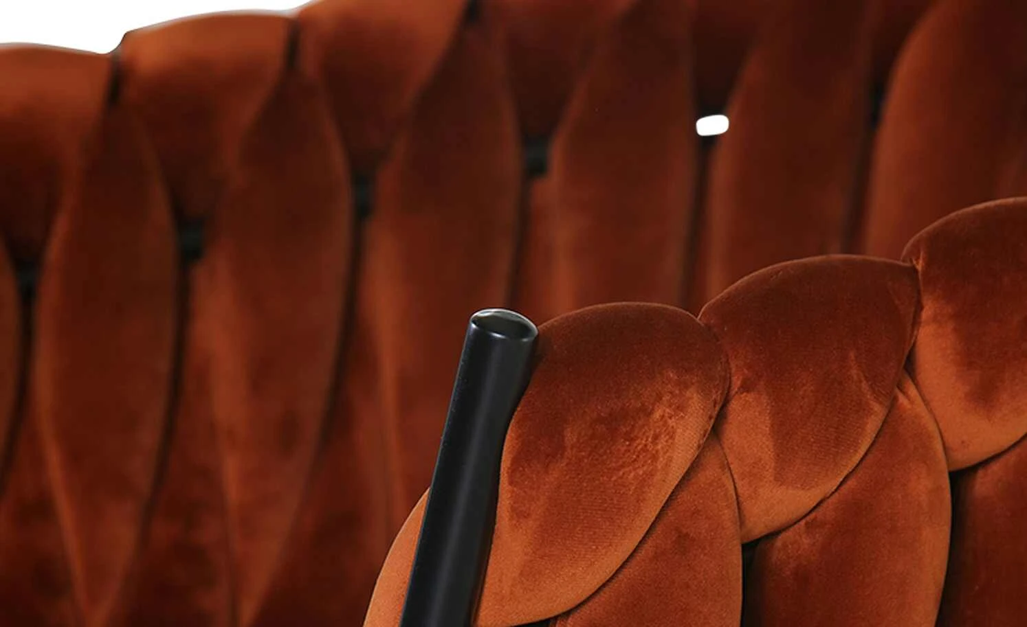 Polsterstuhl Weave | Kupferbraun – Bild 5