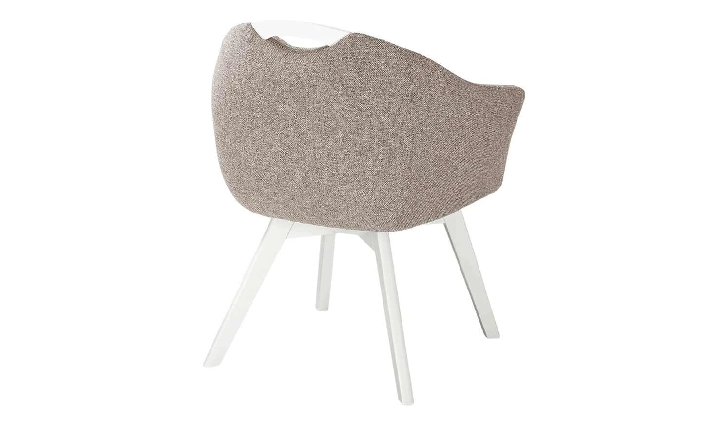 Berger & Rath Polsterstuhl mit Armlehne Lanx | Hellbraun Cremeweiß – Bild 6