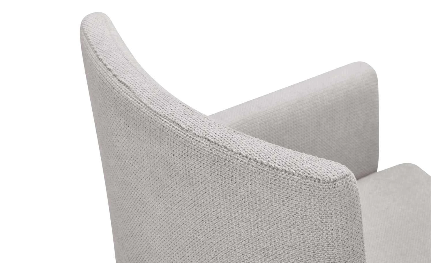 Berger & Rath Polsterstuhl Certo | Ivory (Creme-Hellgrau) Londra (Hellgrau) Ja – Bild 3