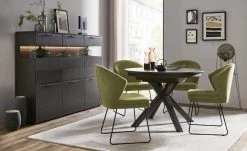 Berger & Rath Kufenstuhl Arcu | Grün