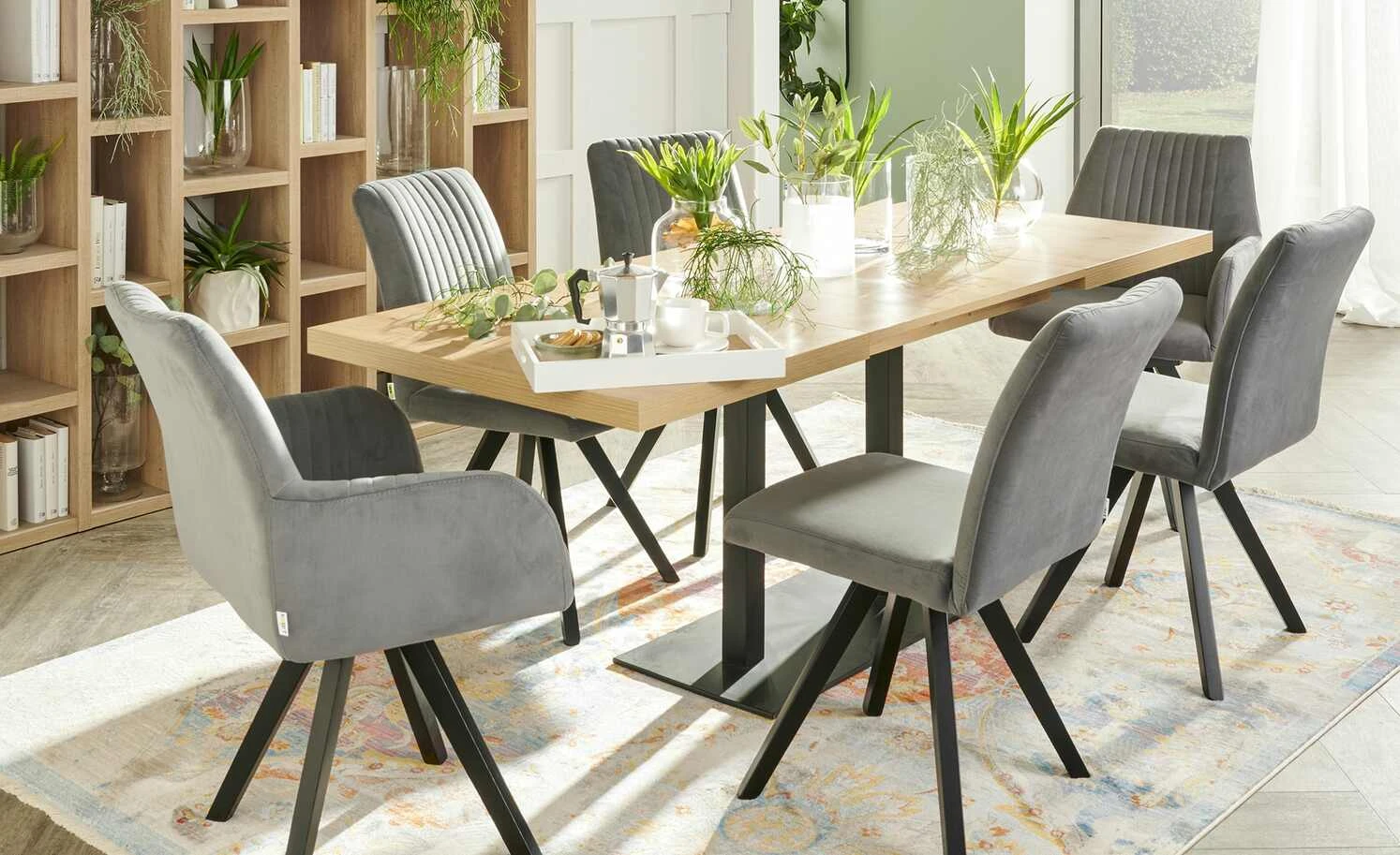 smart Armlehnenstuhl Bastian | Grau – Bild 2