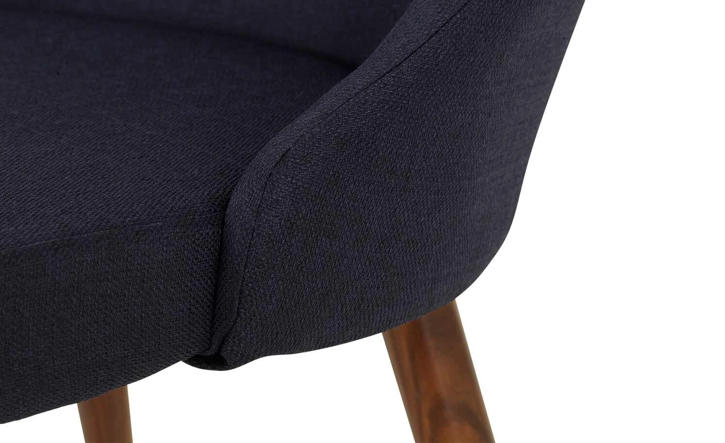 Stuhl Howard | Blau / Walnuss (Nachbildung) – Bild 10