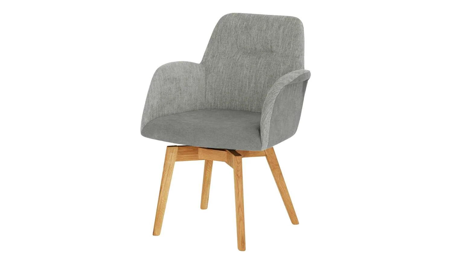 Woodford Polsterstuhl mit Armlehne Melba | Lichtgrau Ja – Bild 2