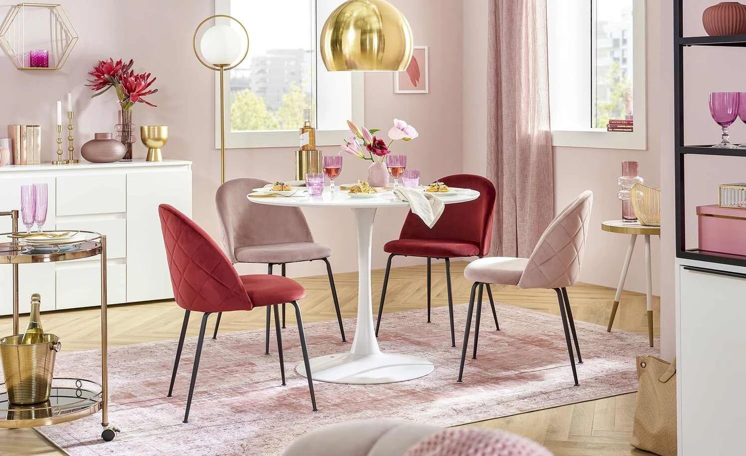 Stuhl Fiete | Rosé – Bild 3