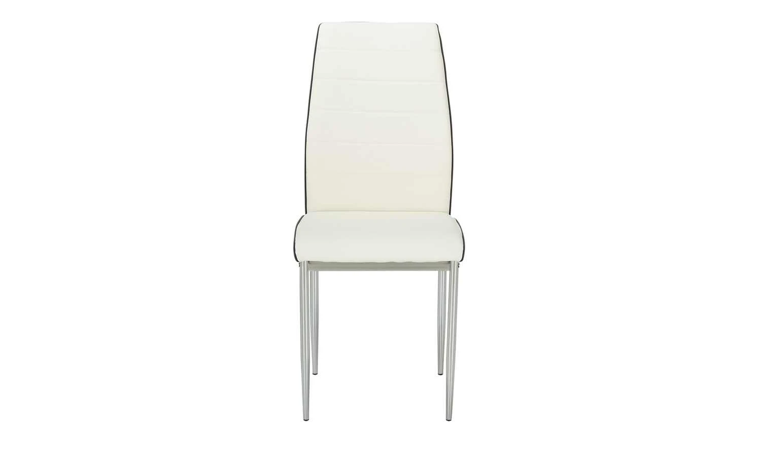 Stuhl Toni | Weiß / Schwarz – Bild 3