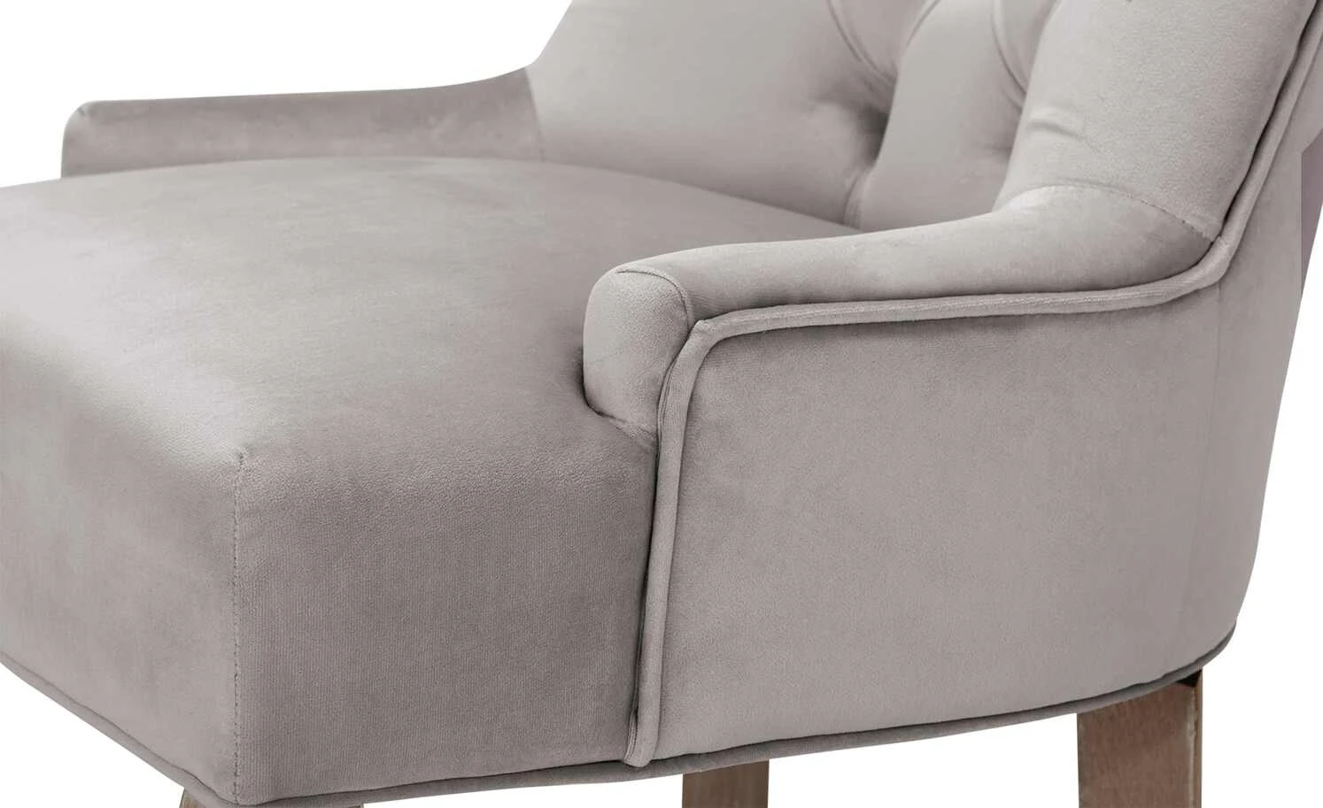 Collection by citamaass Polsterstuhl Felicita | Grau kleine Armlehne – Bild 5