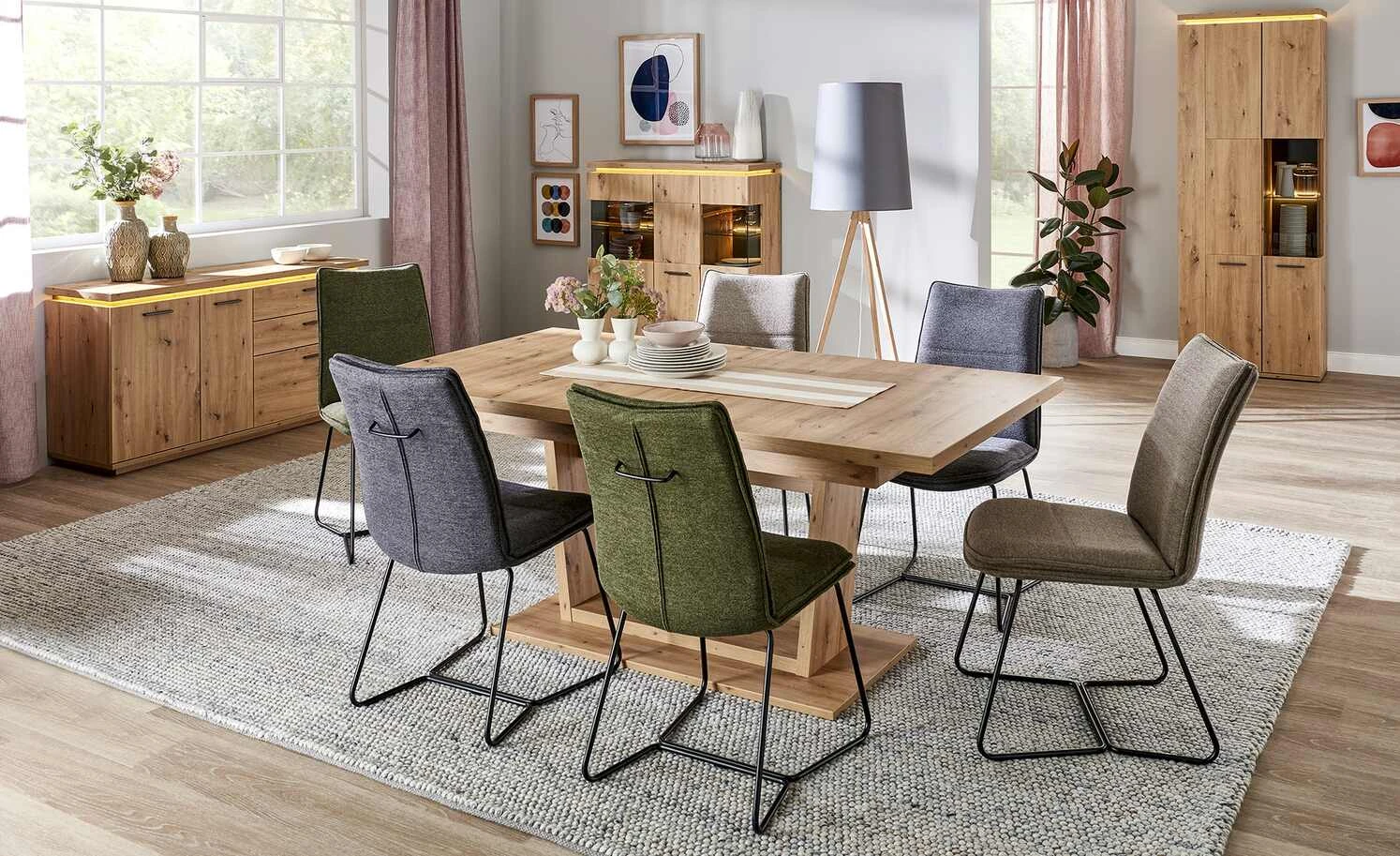 Kufenstuhl Zabea | Anthrazit Schwarz – Bild 3