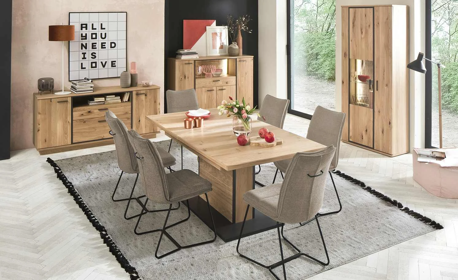 Kufenstuhl Zabea | Anthrazit Schwarz – Bild 2