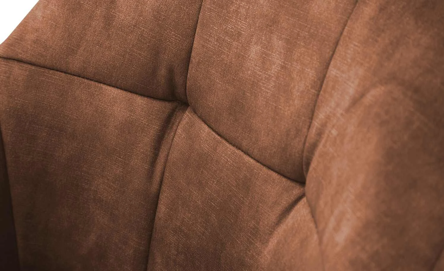 Polsterstuhl mit Armlehne Anna | Rostbraun – Bild 5