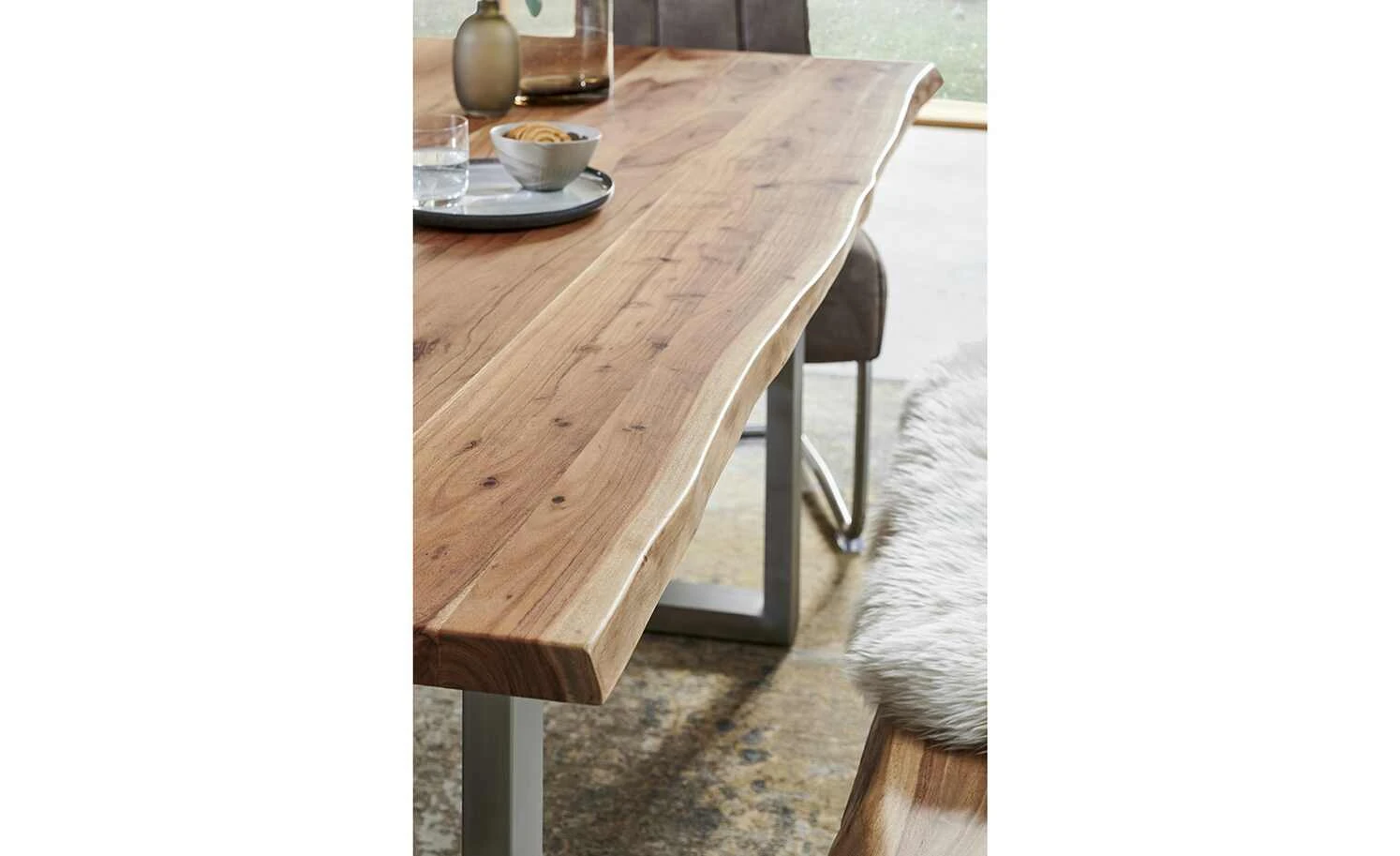 uno Freischwinger Alabria | Dunkelgrau Edelstahl – Bild 12