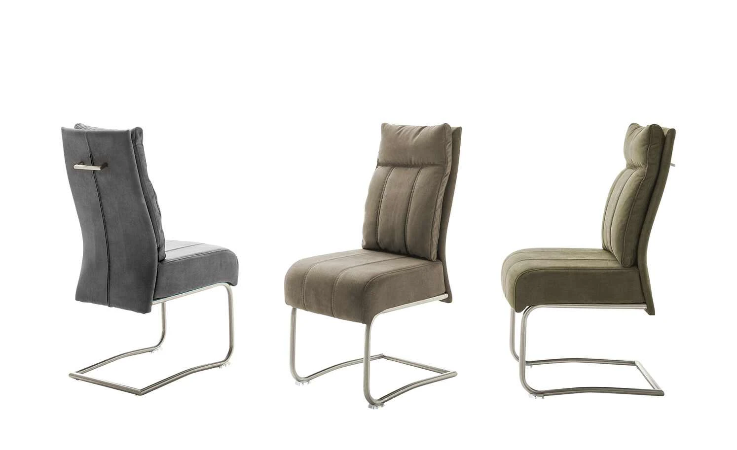 uno Freischwinger Alabria | Dunkelgrau Edelstahl – Bild 2