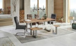 uno Freischwinger Alabria | Dunkelgrau Edelstahl