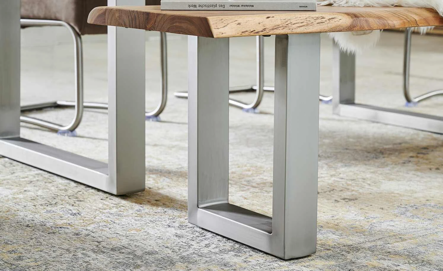 uno Freischwinger Alabria | Dunkelgrau Edelstahl – Bild 10