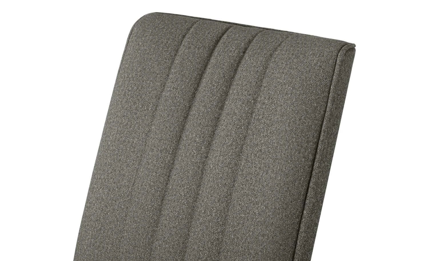 Gray & Jones Polsterstuhl Black Coast Two | Rücken mit Längsnähten Darkbrown (Grau-Braun) – Bild 11