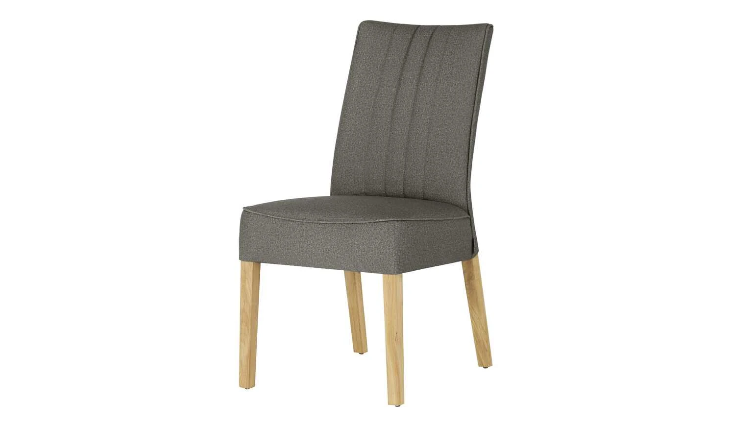 Gray & Jones Polsterstuhl Black Coast Two | Rücken mit Längsnähten Darkbrown (Grau-Braun) – Bild 2