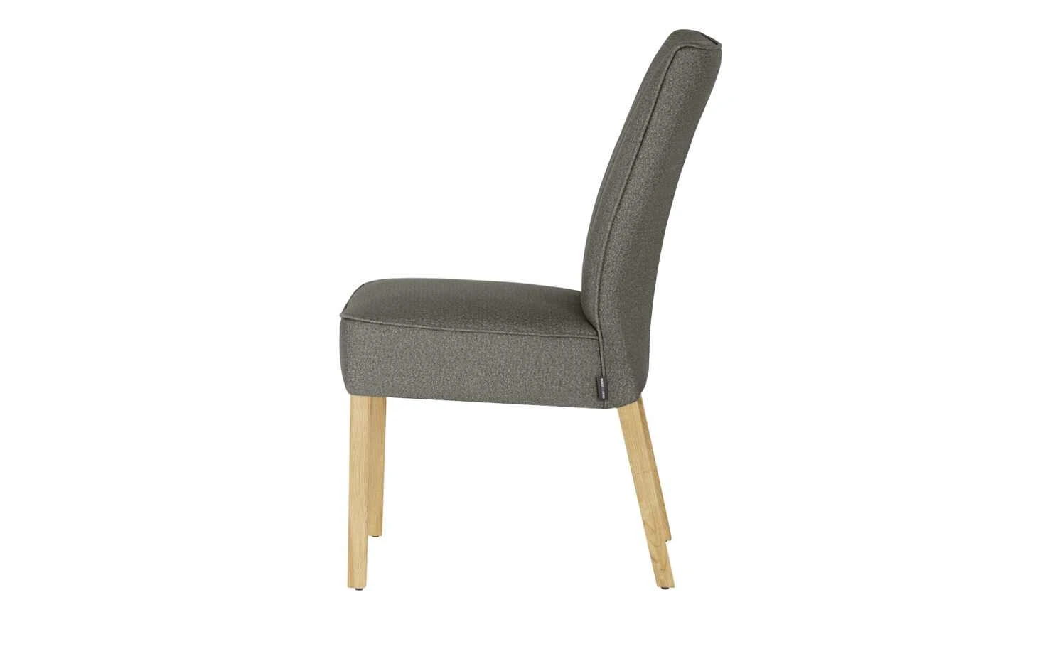 Gray & Jones Polsterstuhl Black Coast Two | Rücken mit Längsnähten Darkbrown (Grau-Braun) – Bild 6