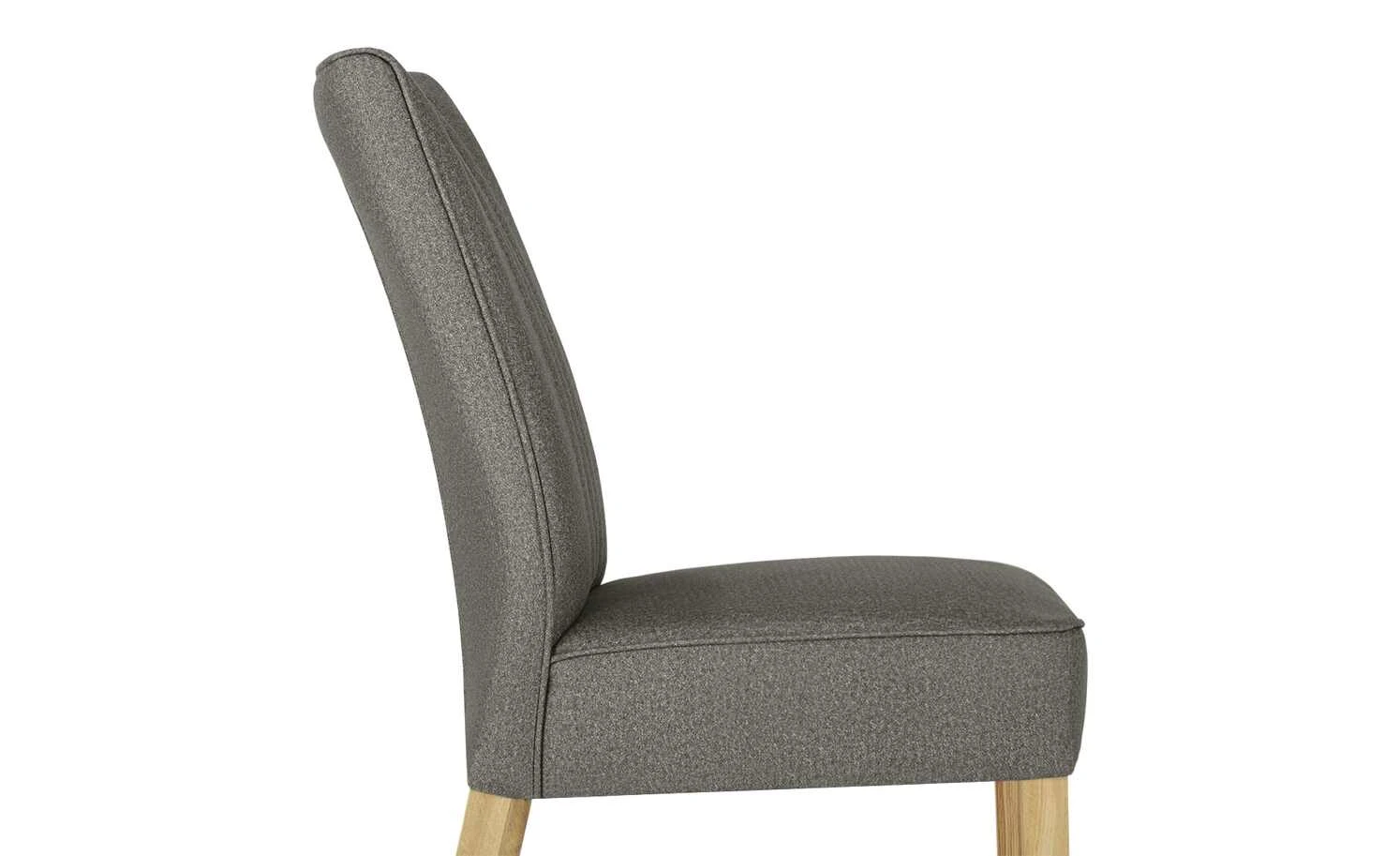 Gray & Jones Polsterstuhl Black Coast Two | Rücken mit Längsnähten Darkbrown (Grau-Braun) – Bild 7