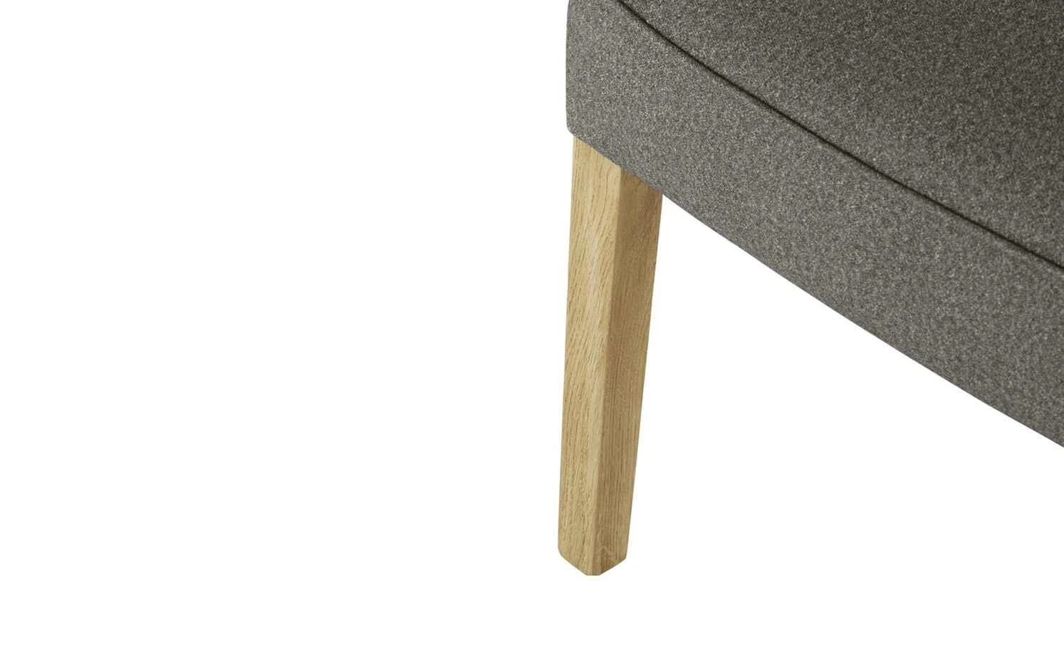 Gray & Jones Polsterstuhl Black Coast Two | Rücken mit Längsnähten Darkbrown (Grau-Braun) – Bild 8