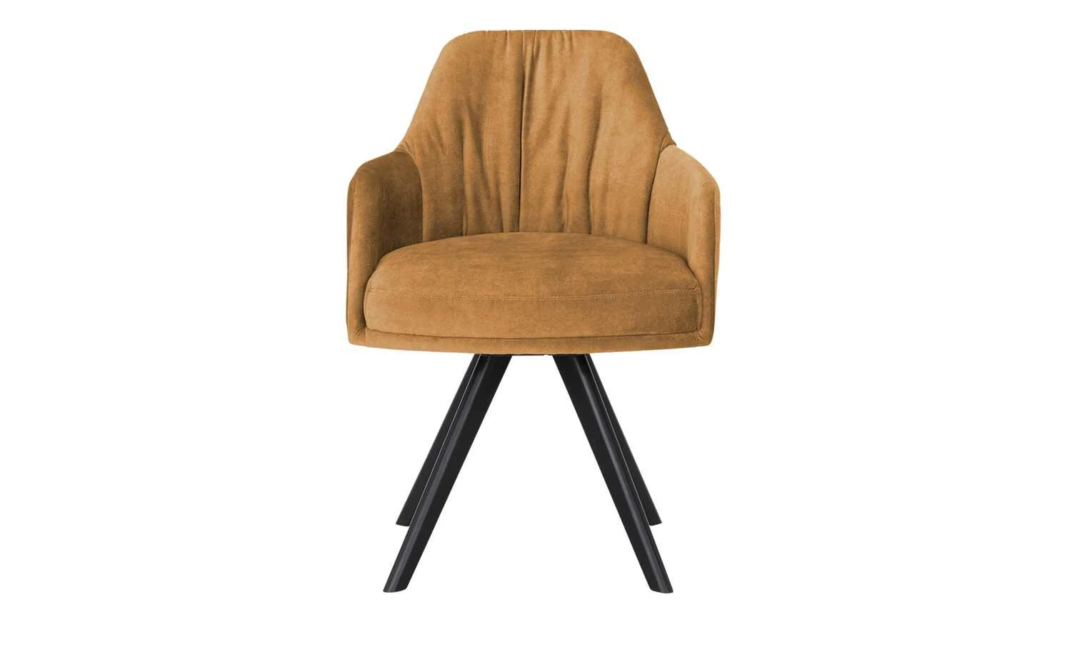 Woodford Polsterstuhl mit Armlehne Milan | Golden Orange (Cognac) Gurtfederung – Bild 3