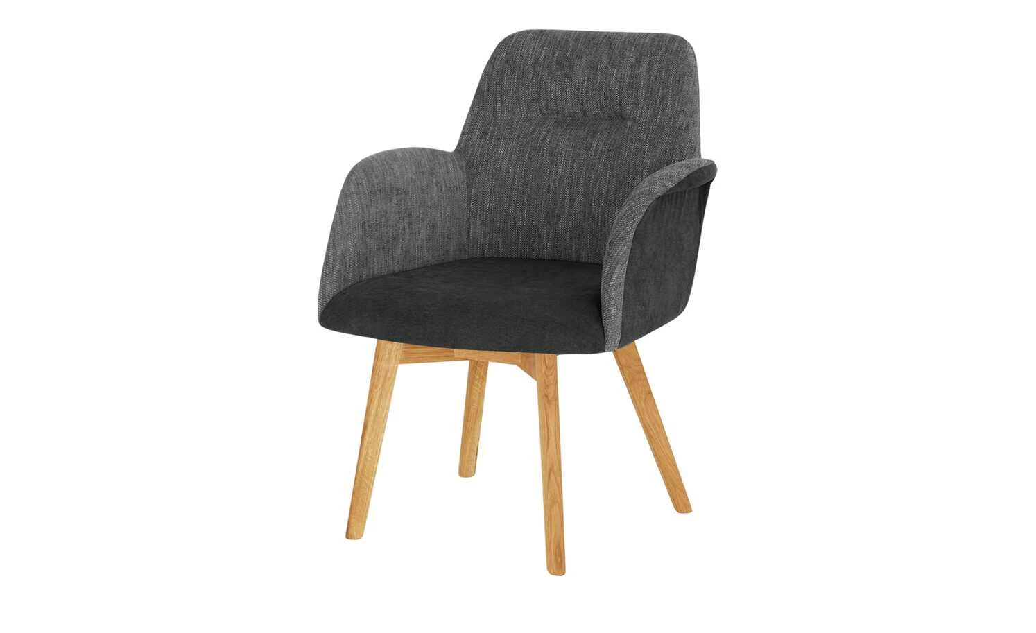 Woodford Polsterstuhl mit Armlehne Melba | Schwarz Nein