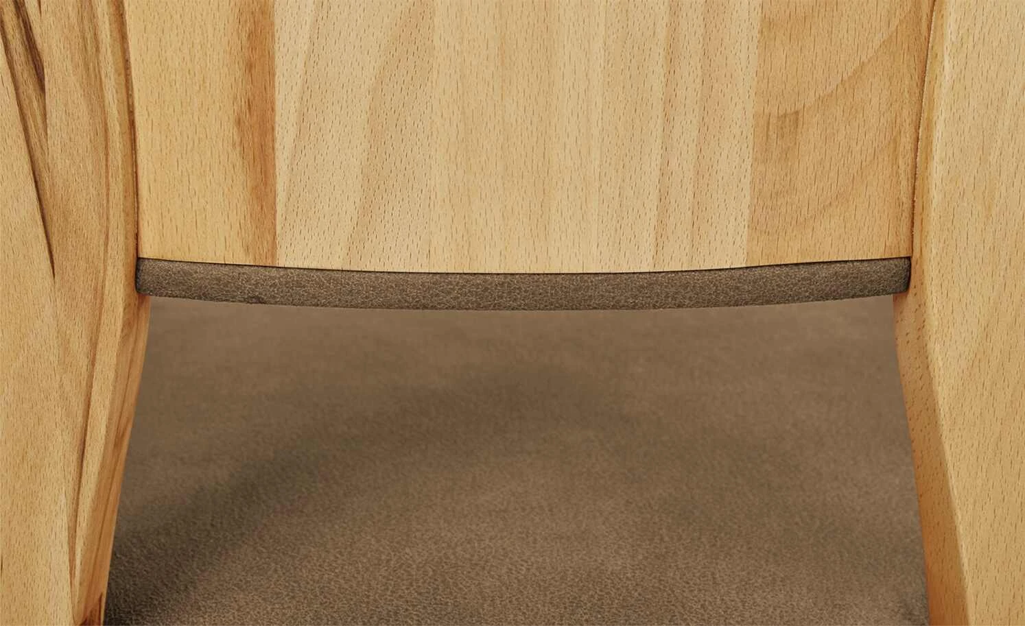 Wohnwert Holzstuhl gepolstert Alvar | Schoko (Braun) – Bild 6