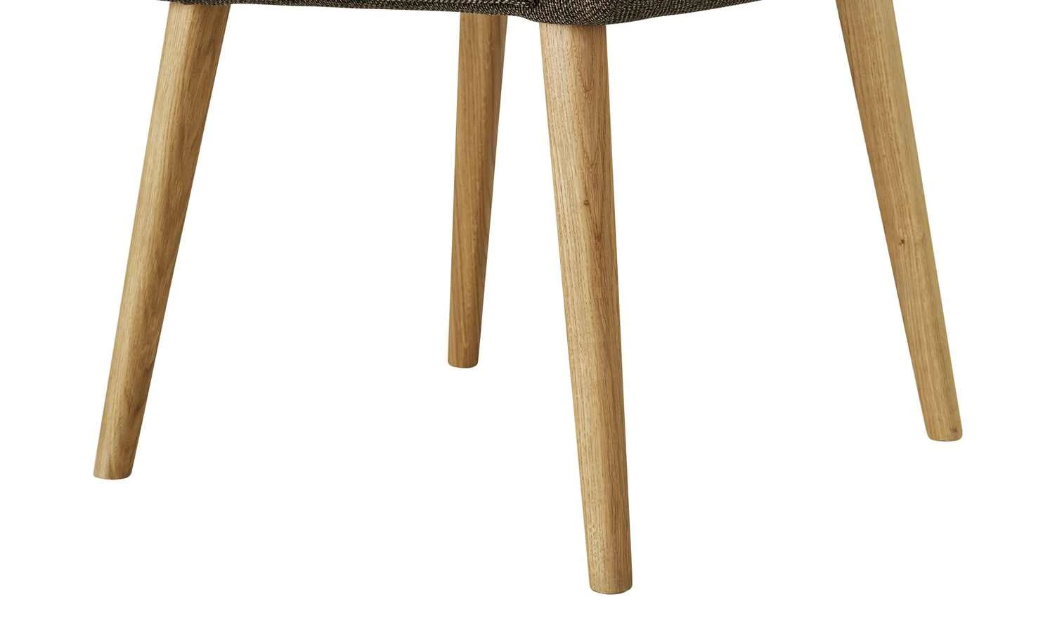 Wohnwert Polsterstuhl mit Armlehne Scandio | Schoko (Dunkelbraun) – Bild 5