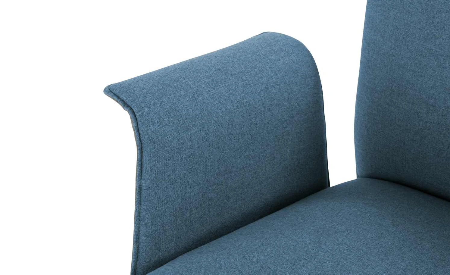Wohnwert Polsterstuhl mit Armlehne Scandio | Ocean (Blau) / Grau – Bild 3