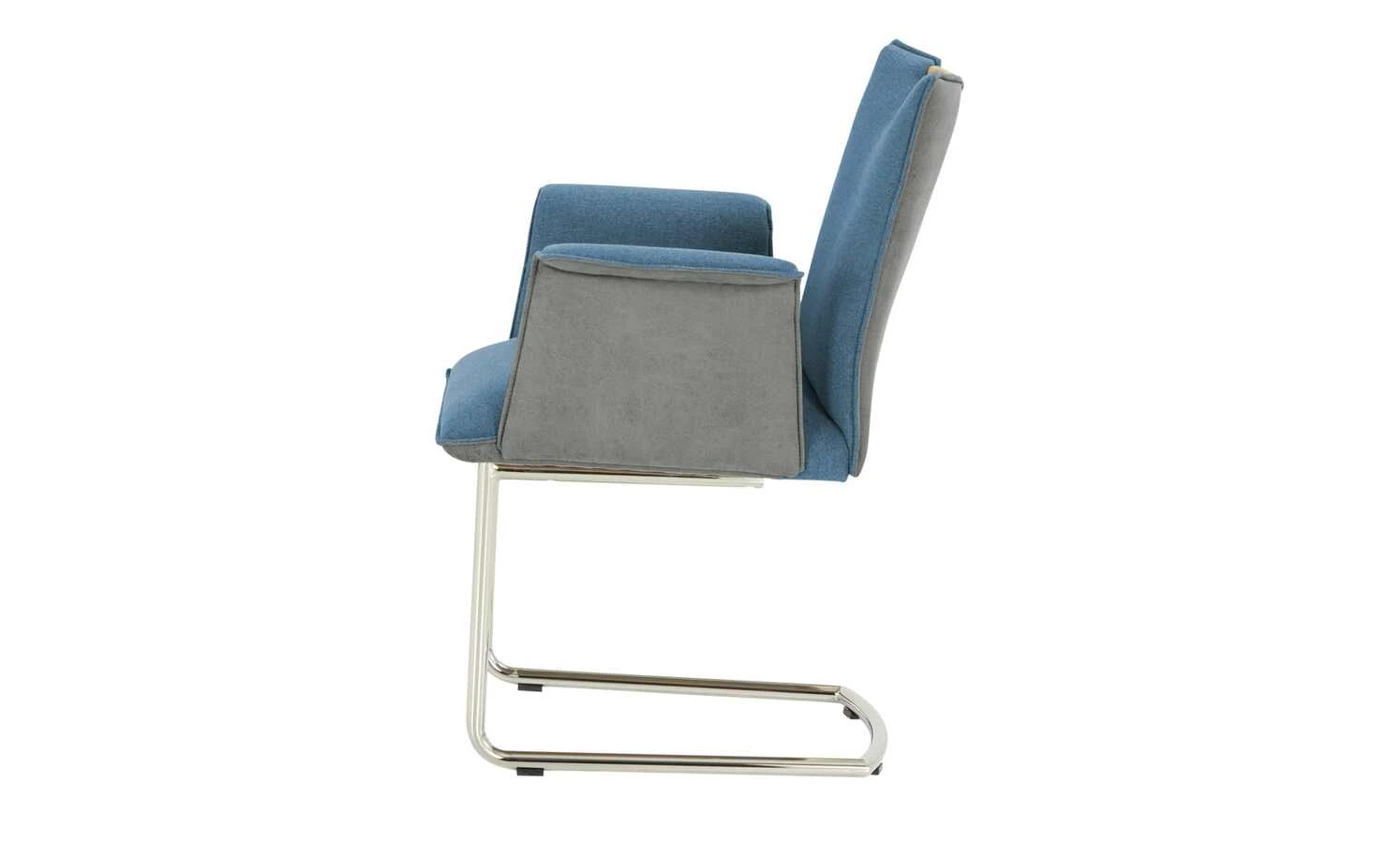 Wohnwert Polsterstuhl mit Armlehne Scandio | Ocean (Blau) / Grau – Bild 8