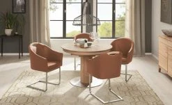 Wohnwert Leder-Schwingstuhl Jalto | Cognacbraun Nein