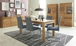 Wohnwert Schwingstuhl Mero | Marine (Dunkelblau) / Grau