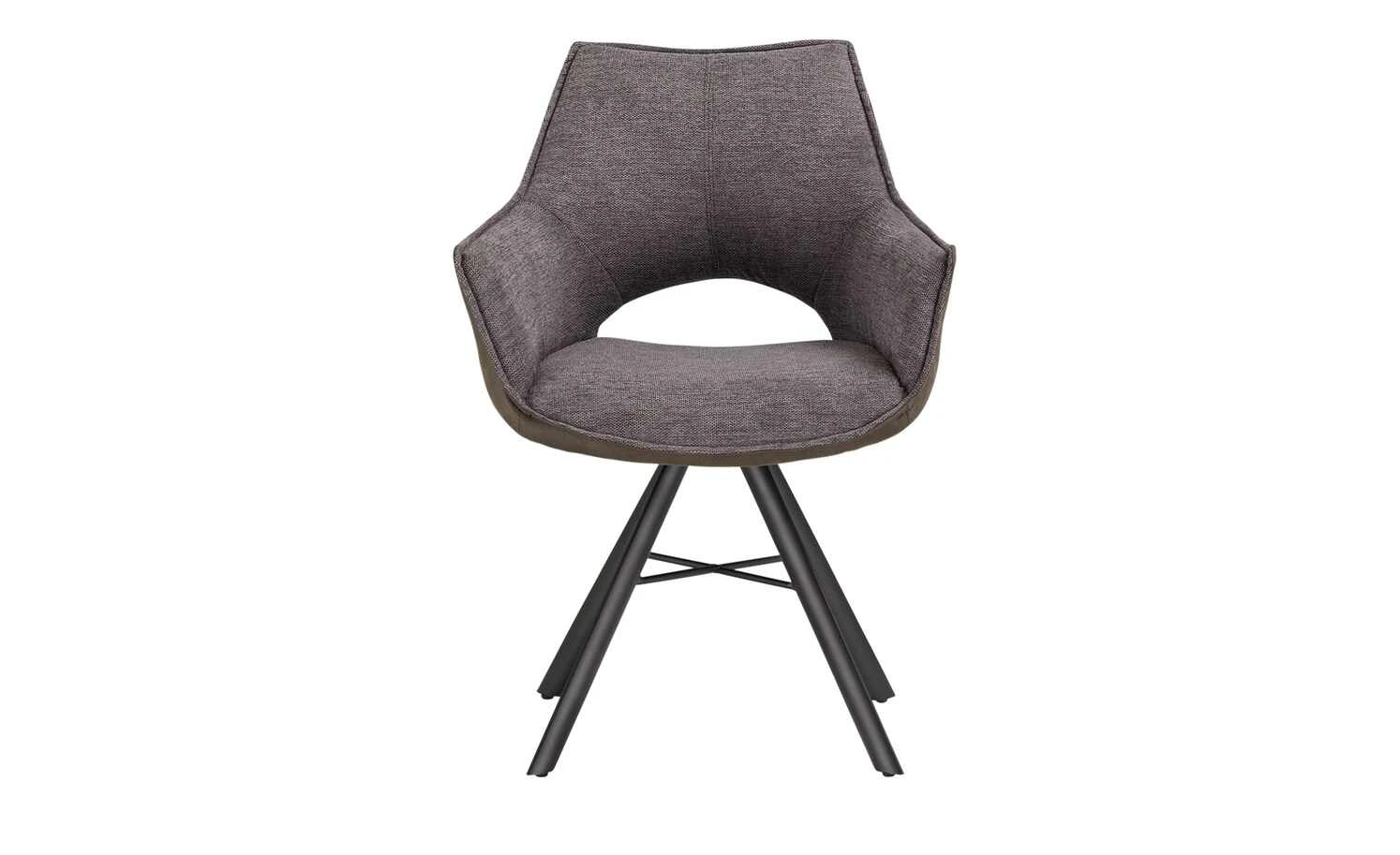 uno Polster-Schalenstuhl Jola | Anthrazit / Dunkelgrau – Bild 3