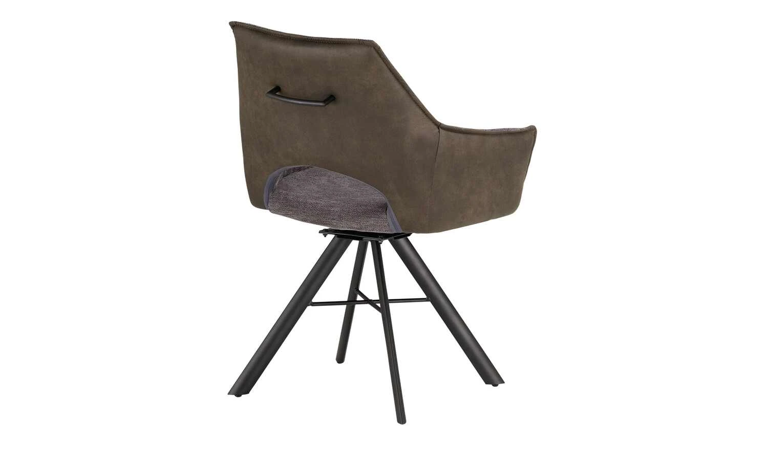 uno Polster-Schalenstuhl Jola | Anthrazit / Dunkelgrau – Bild 4