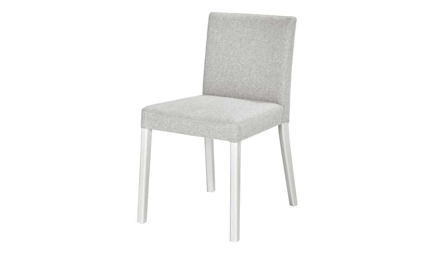 Berger & Rath Polsterstuhl Certo | Silver (Hellgrau) Weiß-Creme