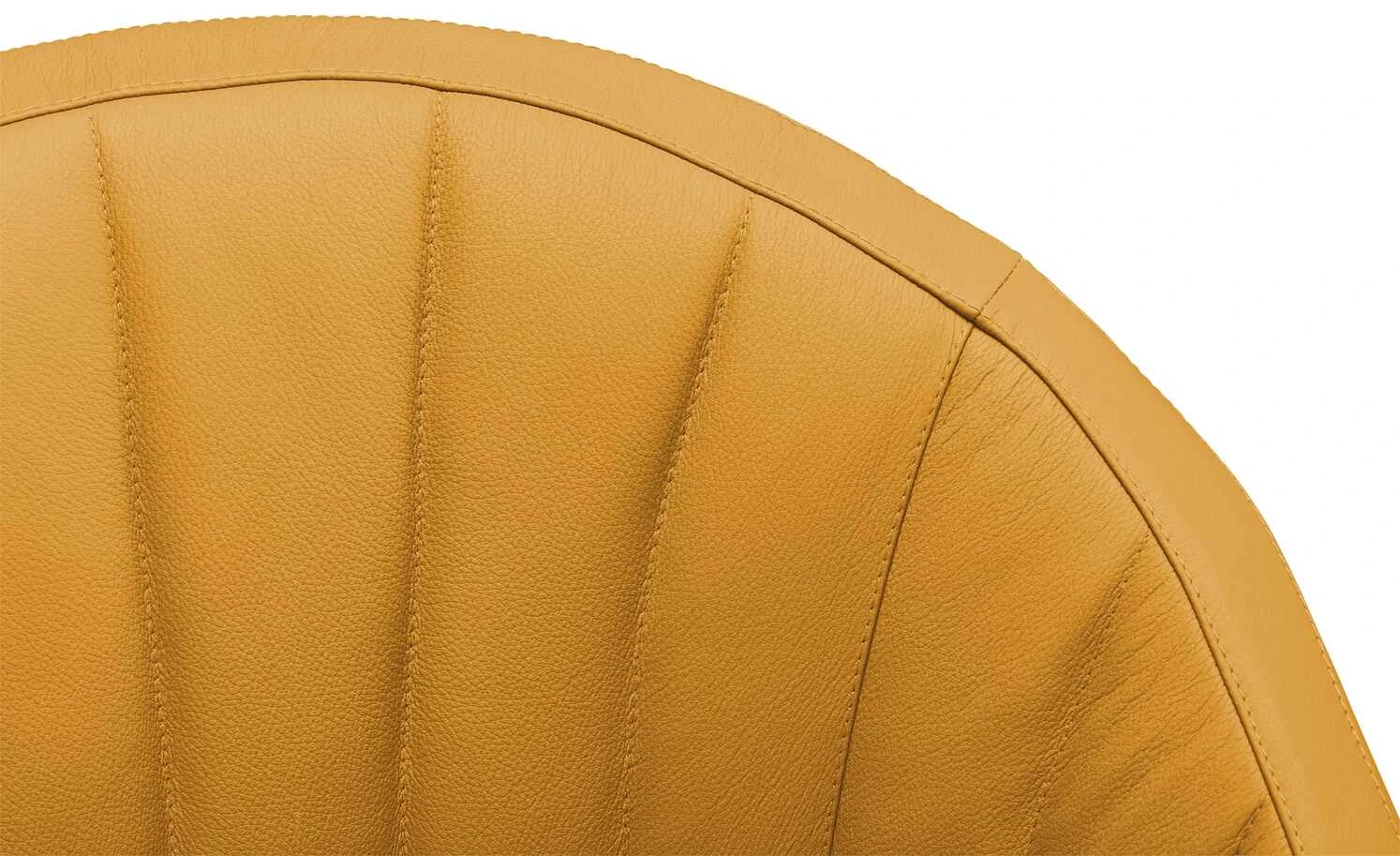 Berger & Rath Kufenstuhl Leder Lanx | Mustard (Senfgelb) – Bild 3
