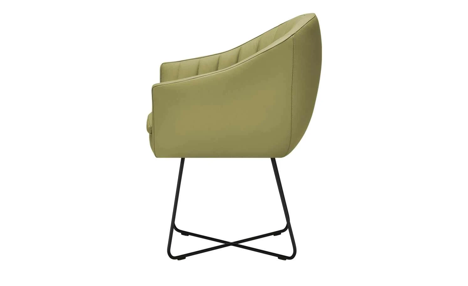 Berger & Rath Kufenstuhl Leder Lanx | Hellgrün – Bild 9