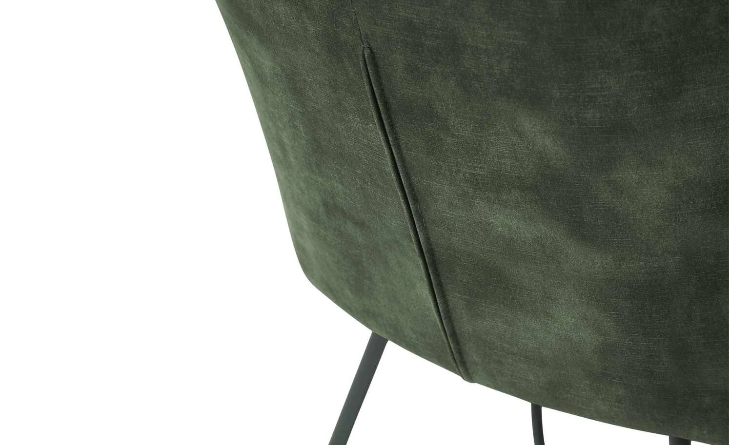 Polsterstuhl mit Armlehne Anna | Olive – Bild 5