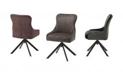 Polsterstuhl Effi | Merlot (Weinrot) Nein Schräg Schwarz