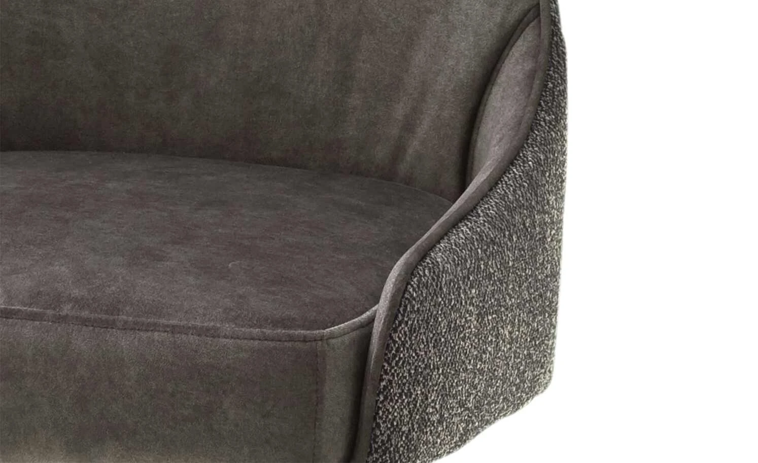 Polsterstuhl Effi | Cappuccino Nein Gerade Schwarz – Bild 3