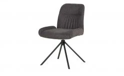 uno Polsterstuhl drehbar Shanti | Anthrazit