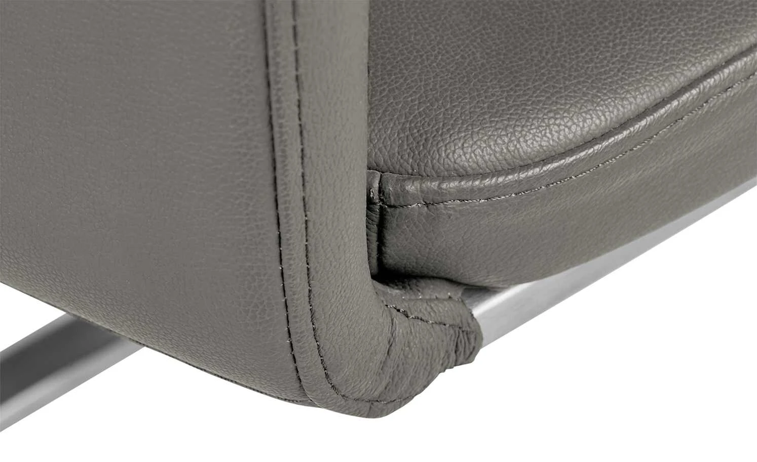 uno Freischwinger Letitia | Grau Kunstleder – Bild 8