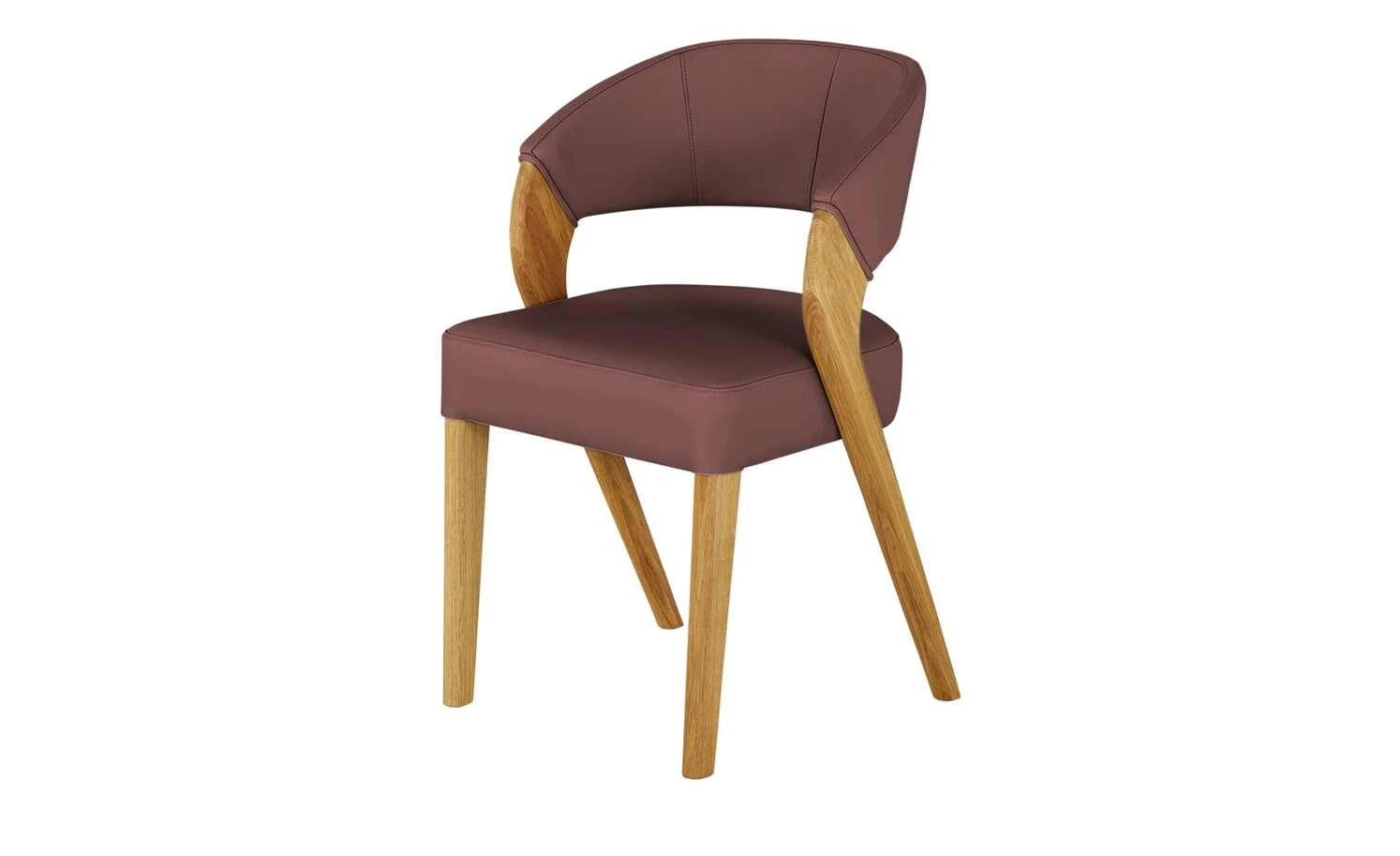 Woodford Leder-Polsterstuhl Marion | Bordeauxrot