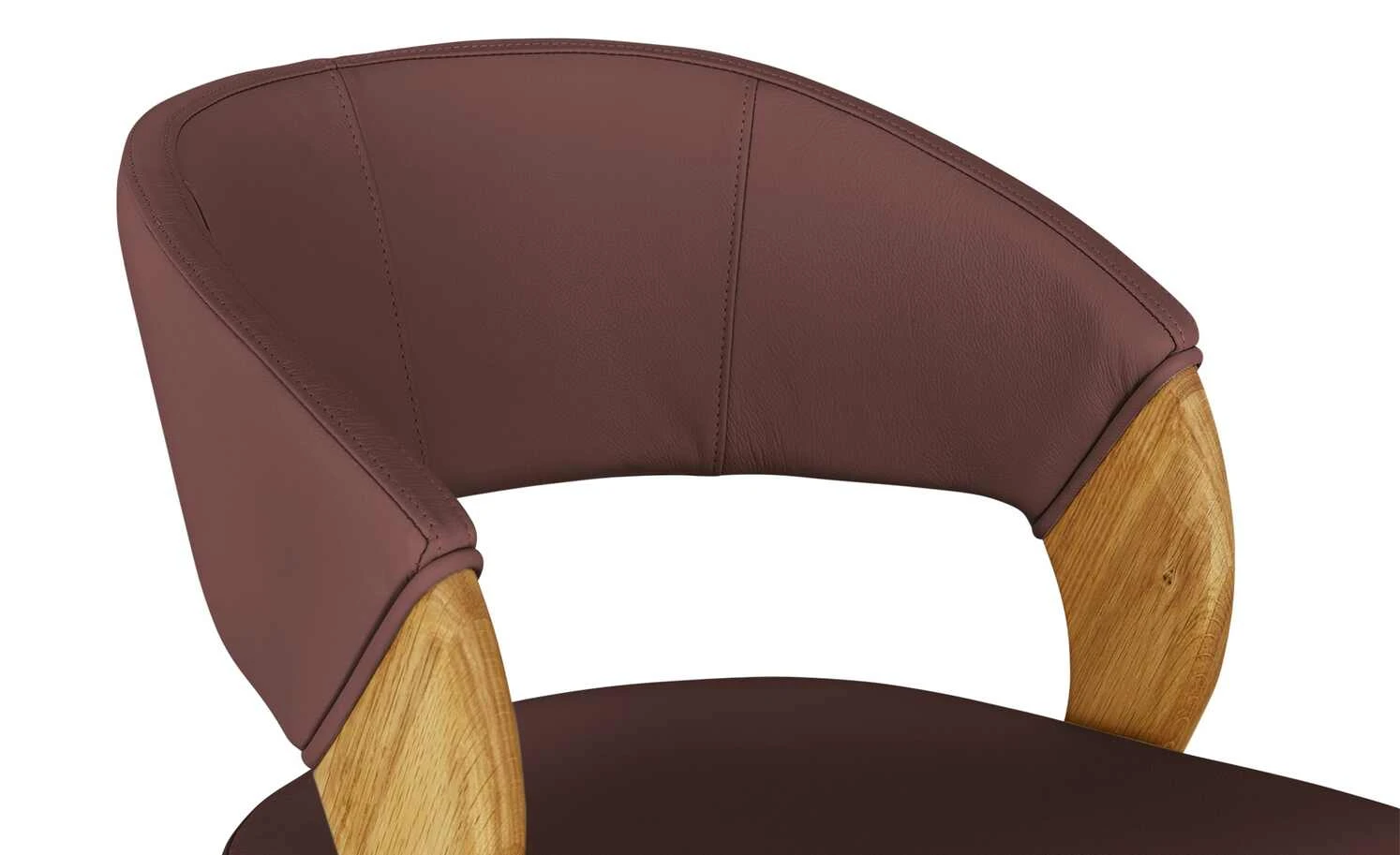 Woodford Leder-Polsterstuhl Marion | Bordeauxrot – Bild 7