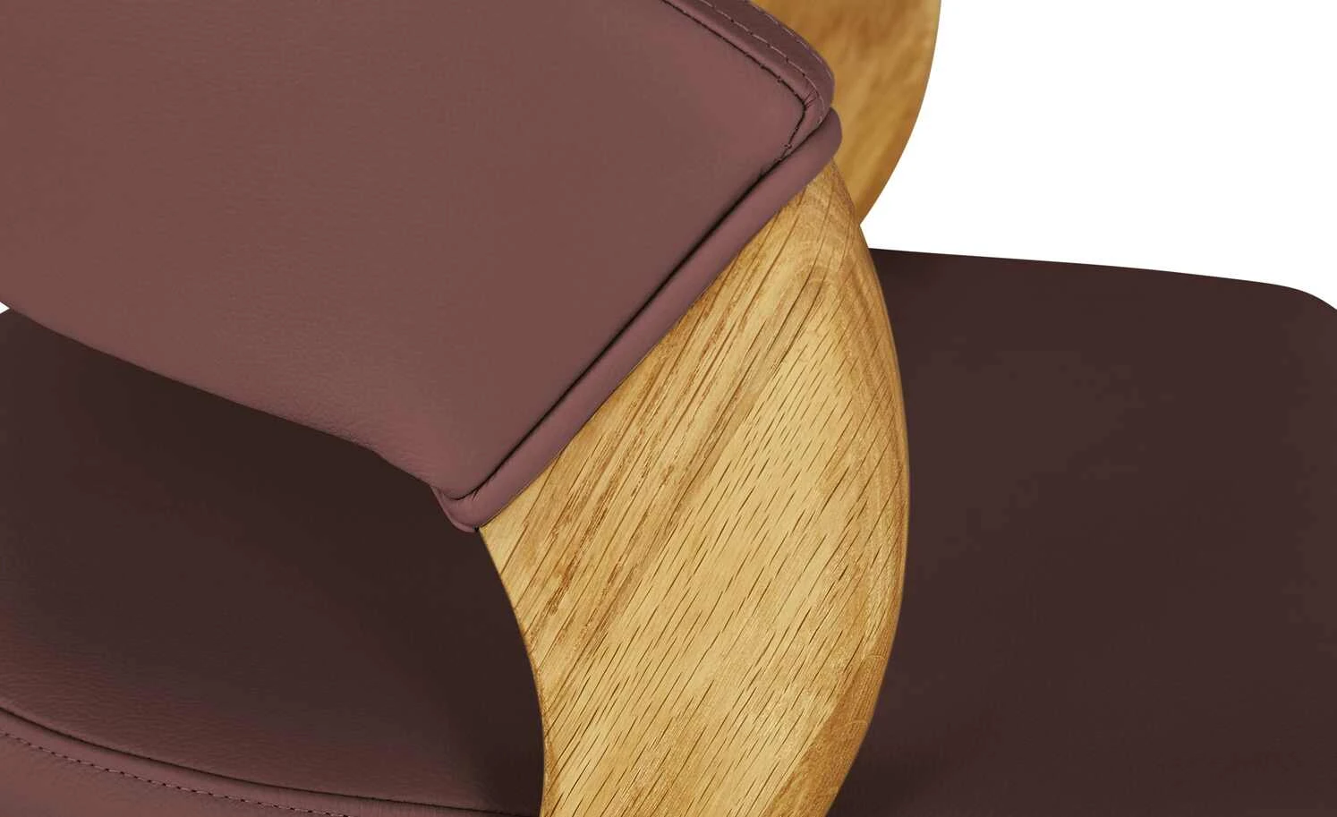 Woodford Leder-Polsterstuhl Marion | Bordeauxrot – Bild 10